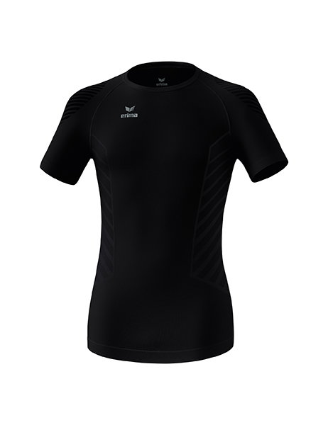 Erima Funktionsunterwäsche Kurzarmshirt Athletic Rundhals nahtlos schwarz Herren